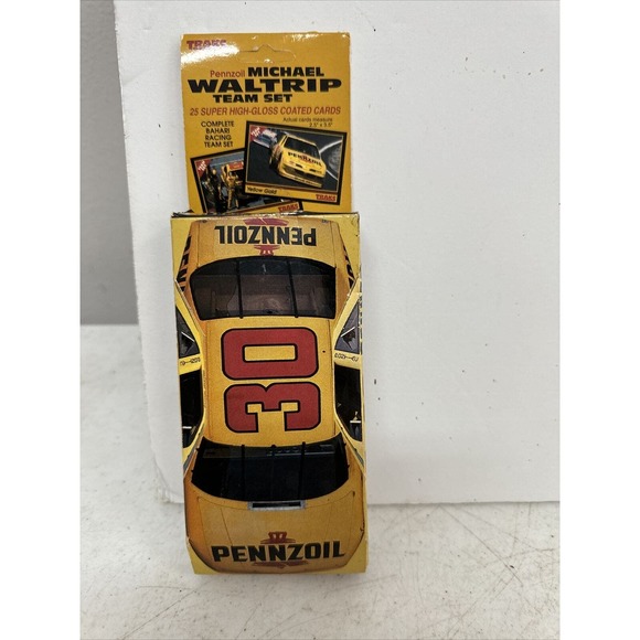 1992 TRAKS Racing Cards Pennzoil Michael Waltrip Team Set of 25 Cards - Picture 1 of 6